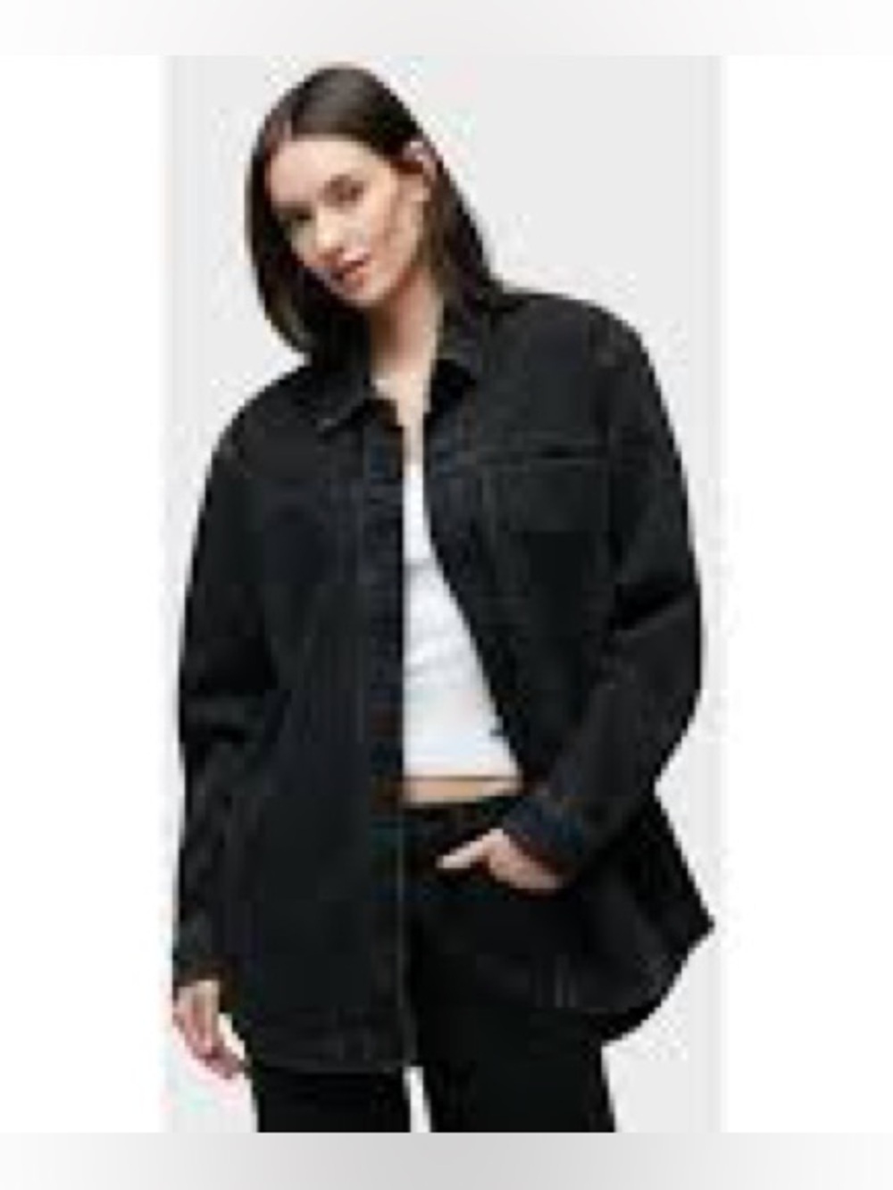 HUDSON LOS ANGELES, the black denim Shacket!